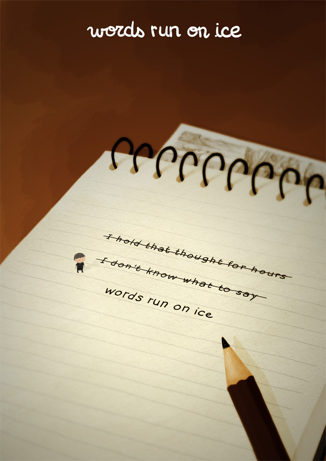 Words Run on Ice